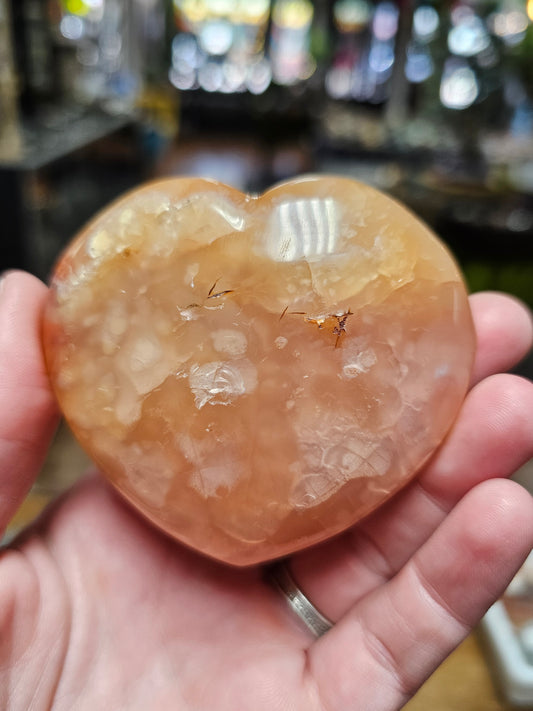 Carnelian Agate Heart