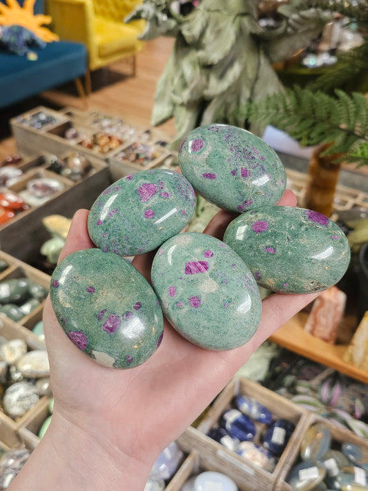 Ruby & Fuschite Palmstone