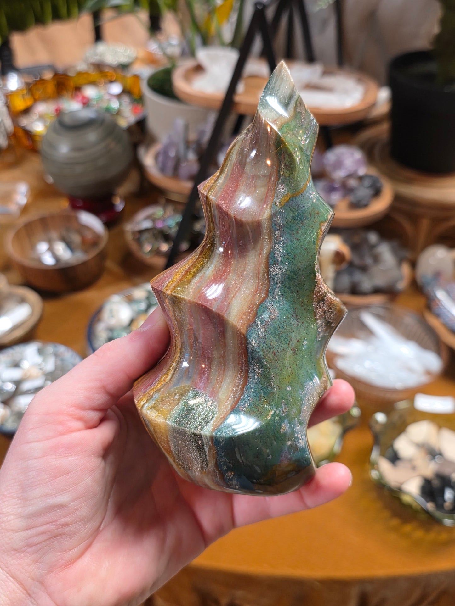 Ocean Wave Jasper Flame