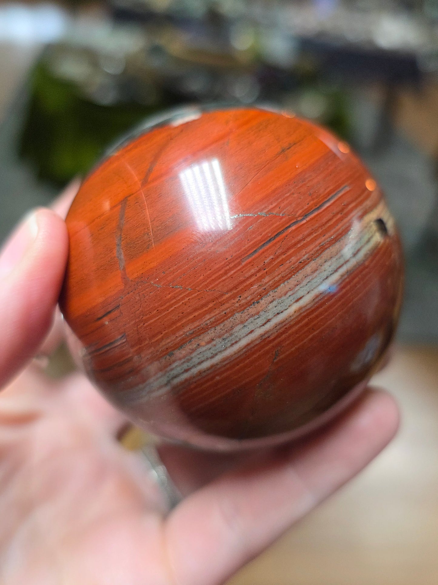 African Bloodstone Sphere