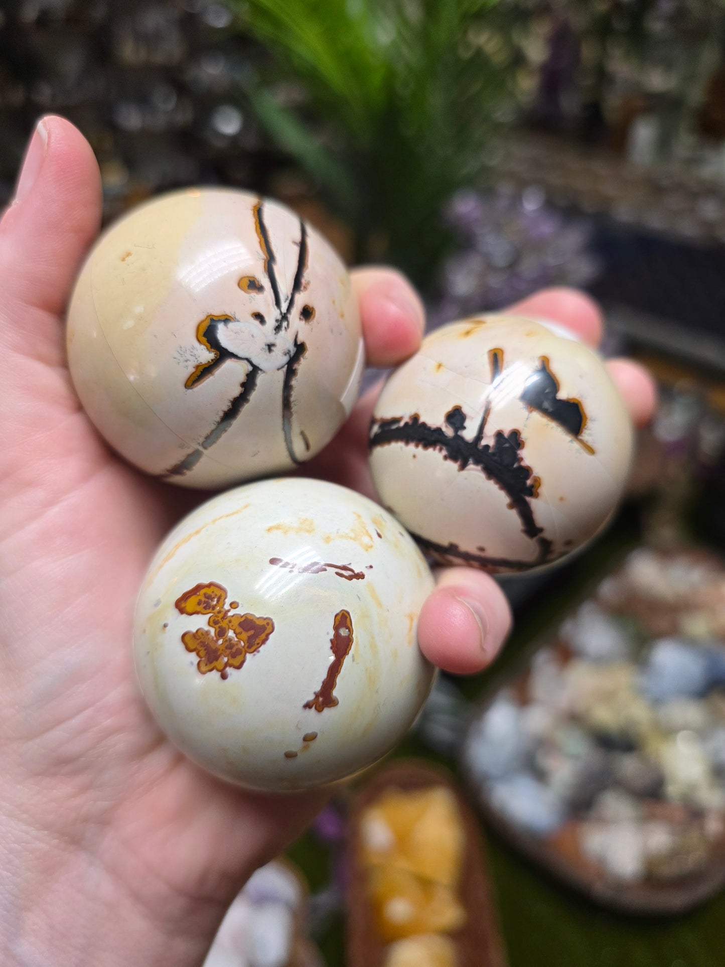 Dendritic Jasper Sphere