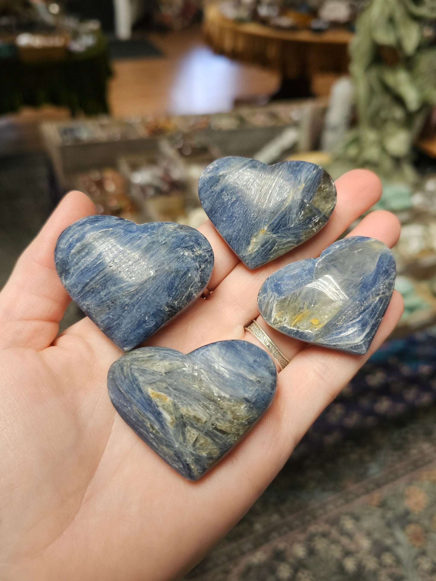 Blue Kyanite Heart