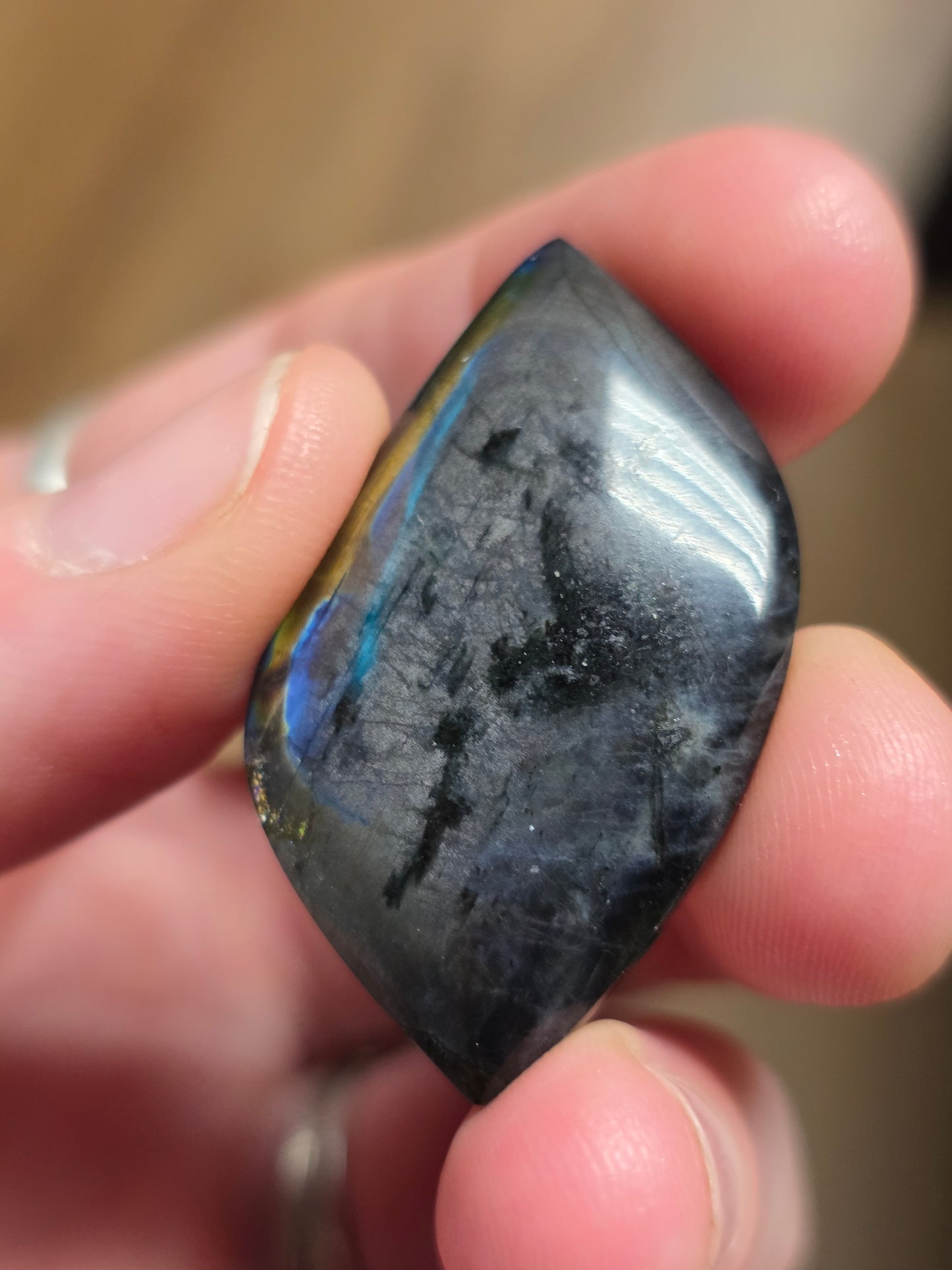 Genuine Finnish Spectrolite Cabochon