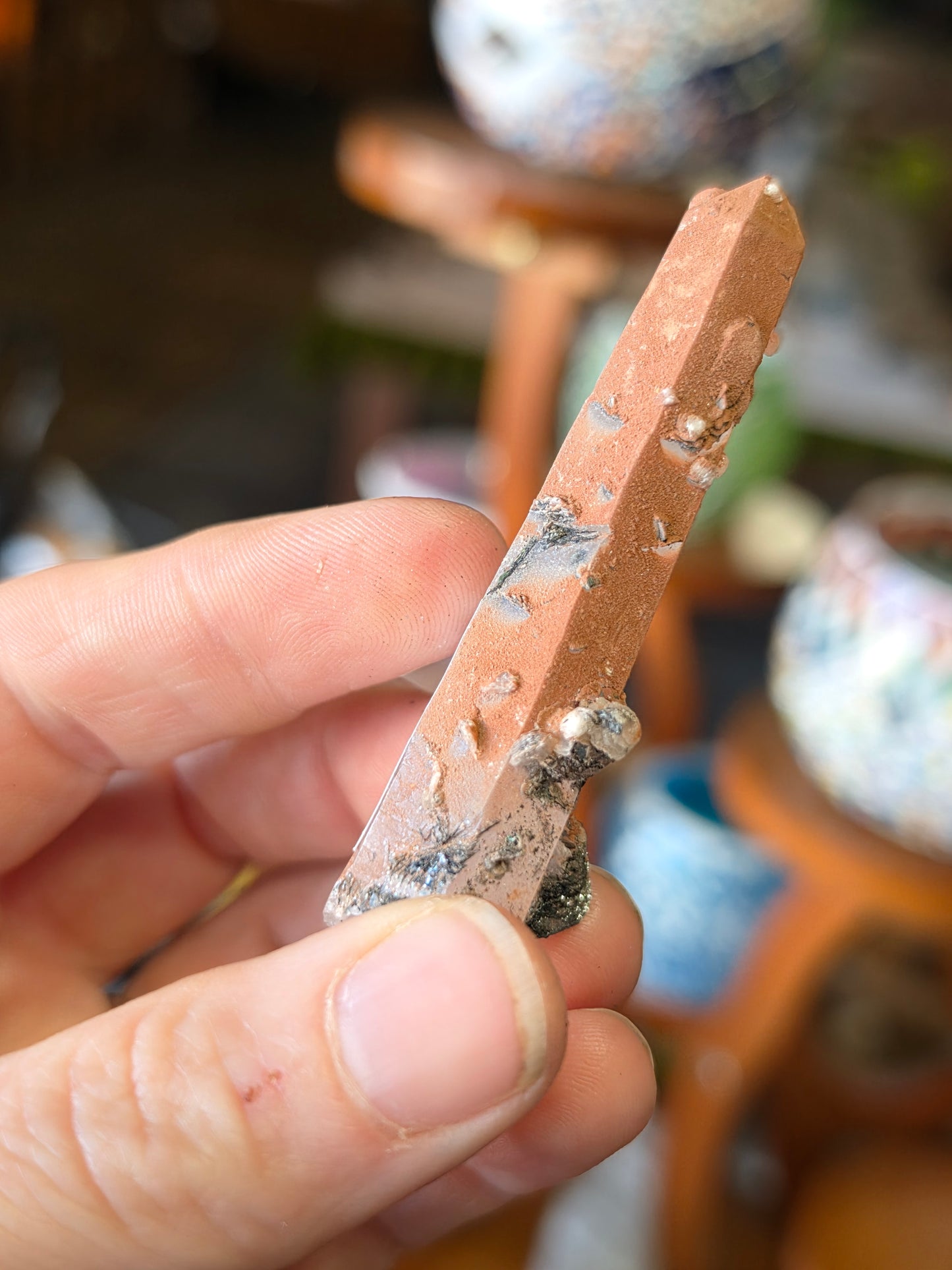 Specular Hematite on Quartz