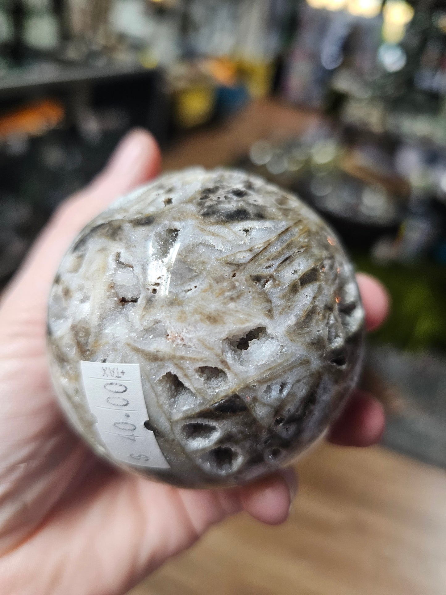 Druzy Quartz Sphere