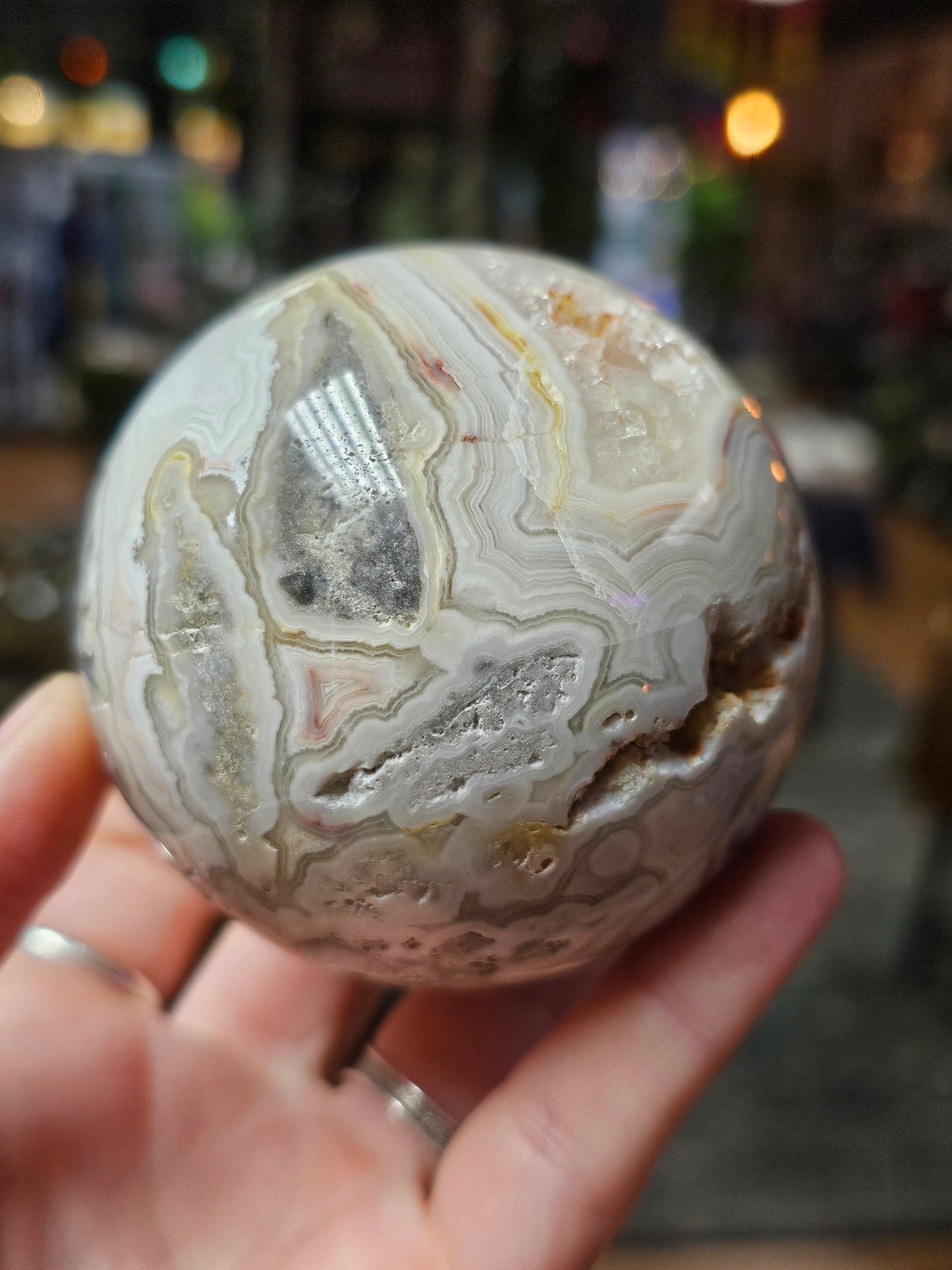 Lace Agate Sphere