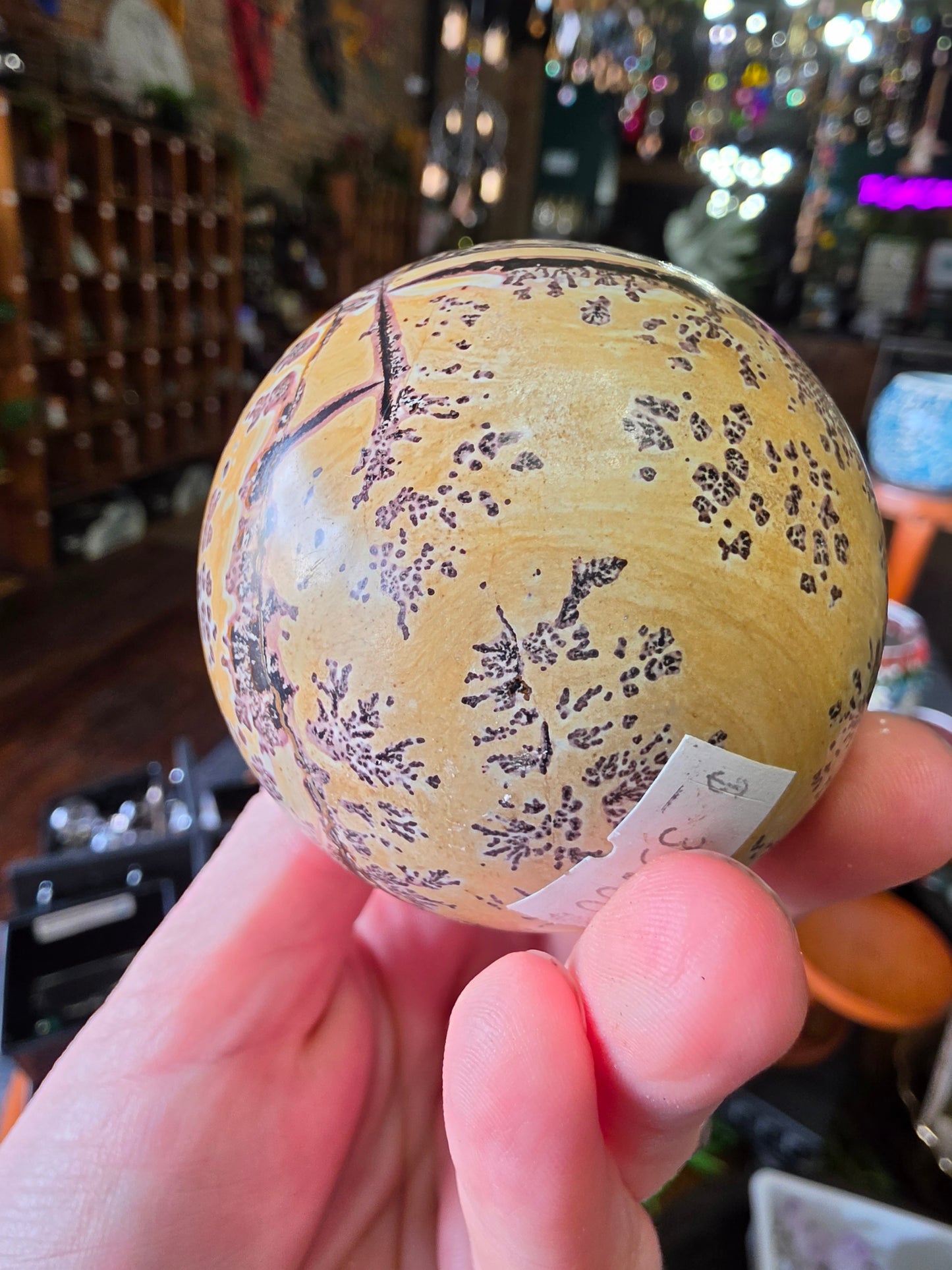 Dendritic Jasper Sphere