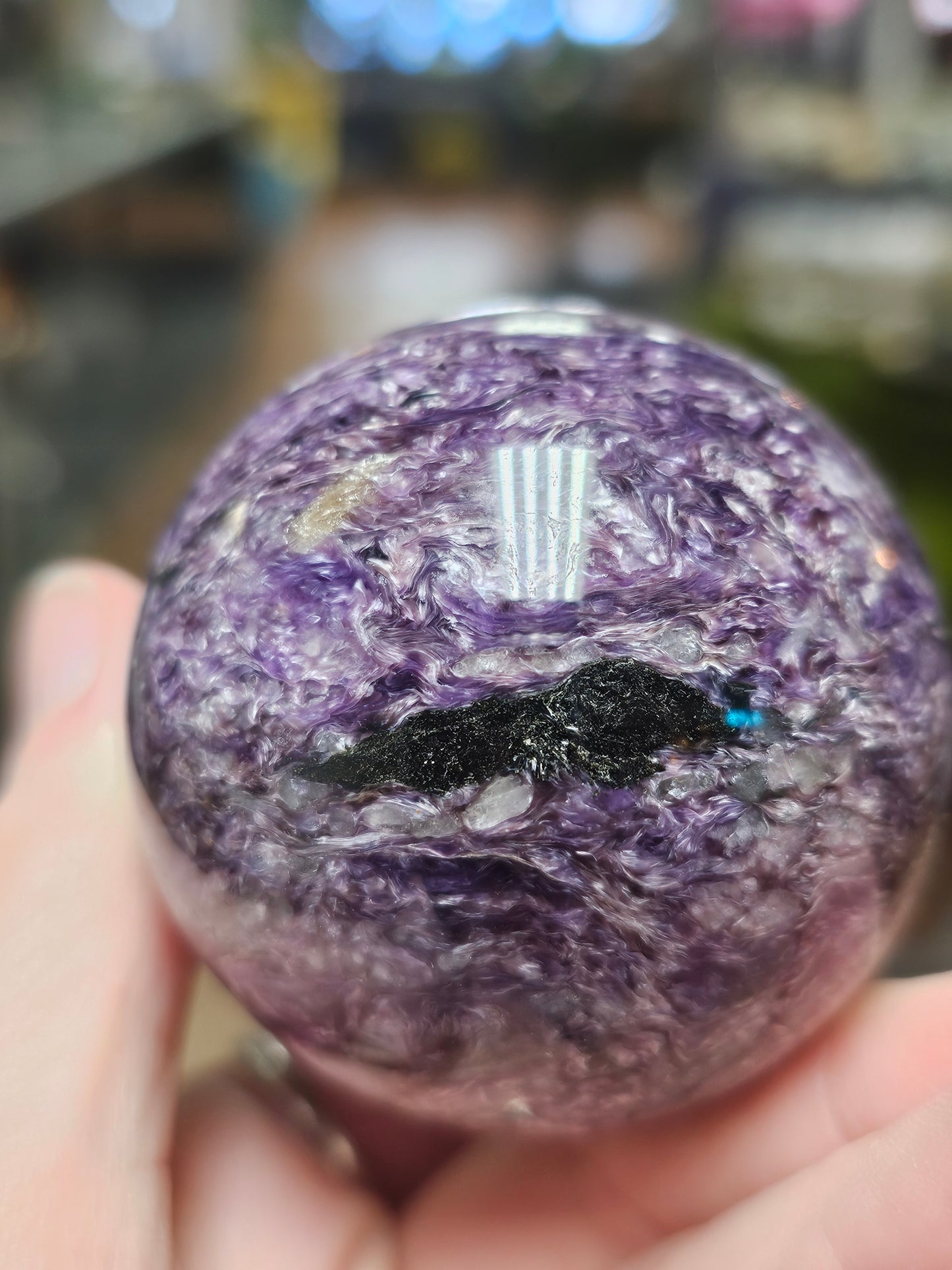 Charoite Sphere