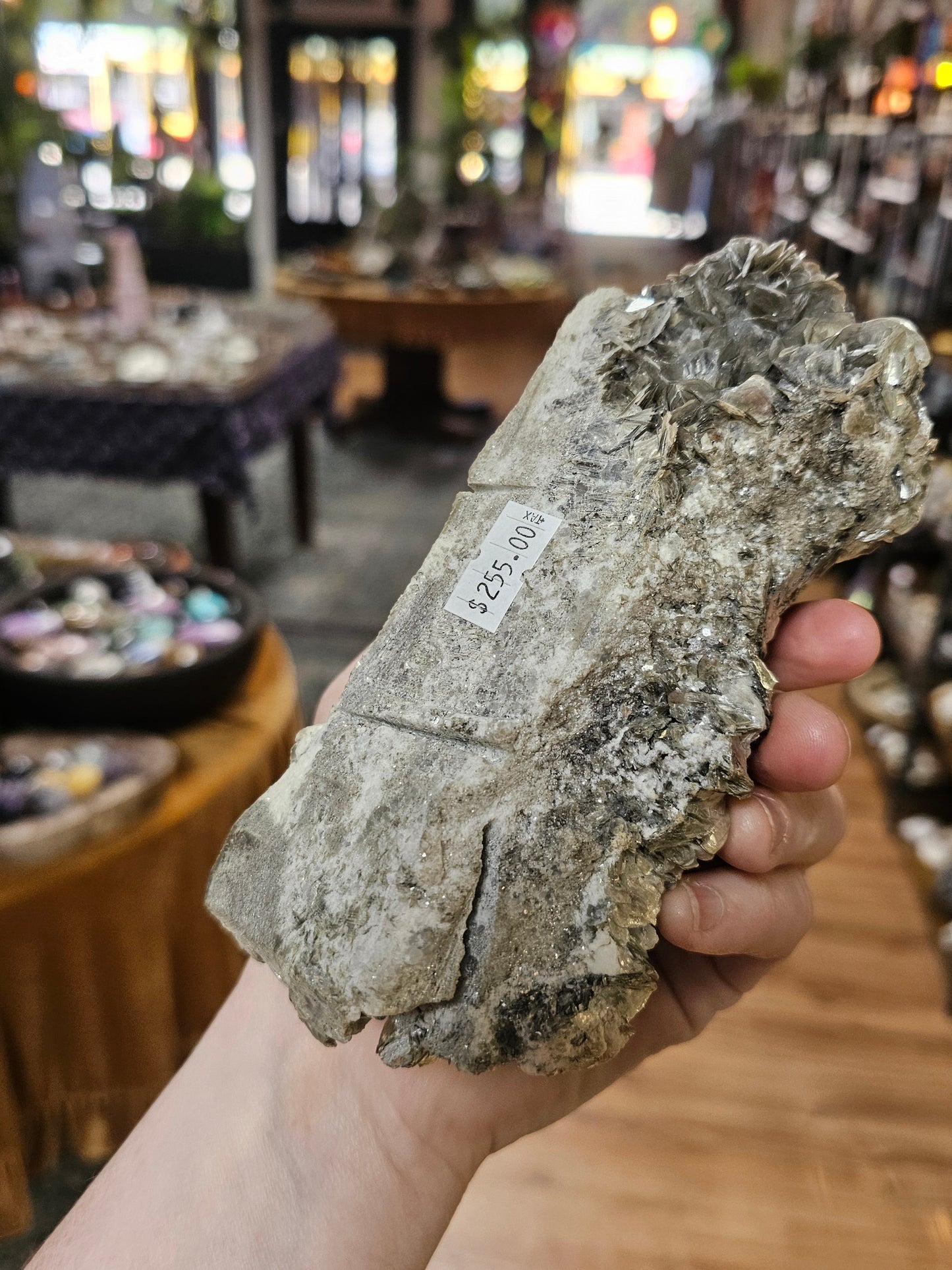 Aquamarine on Muscovite