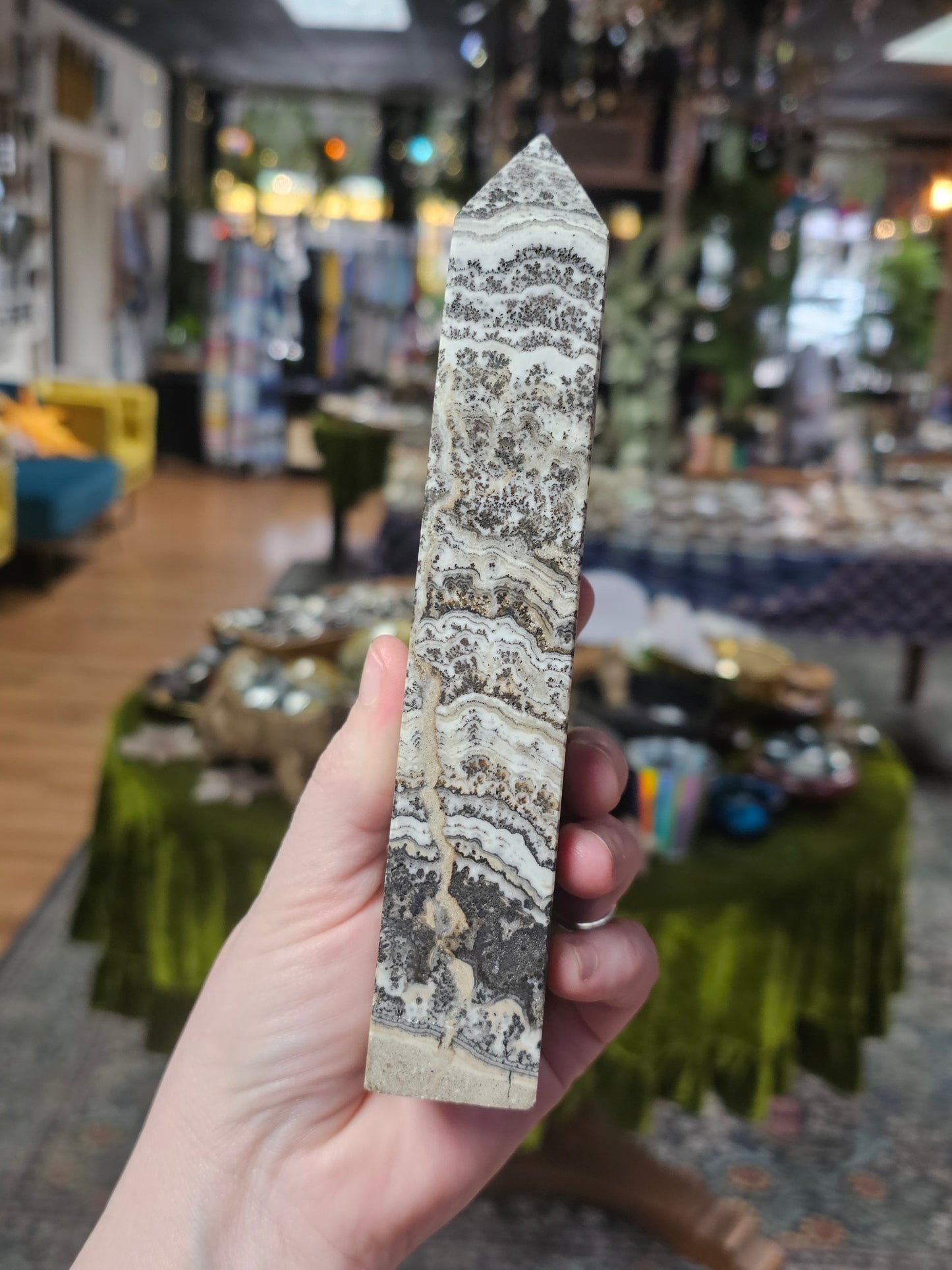 Dendritic Calcite Tower