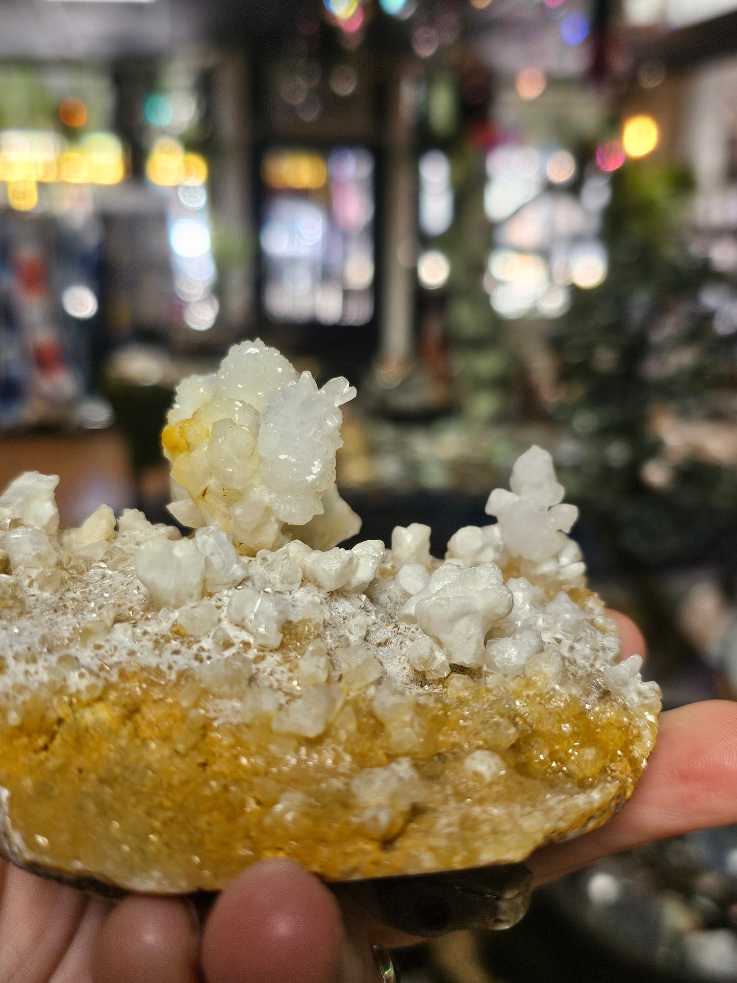 Aragonite Snake Carving