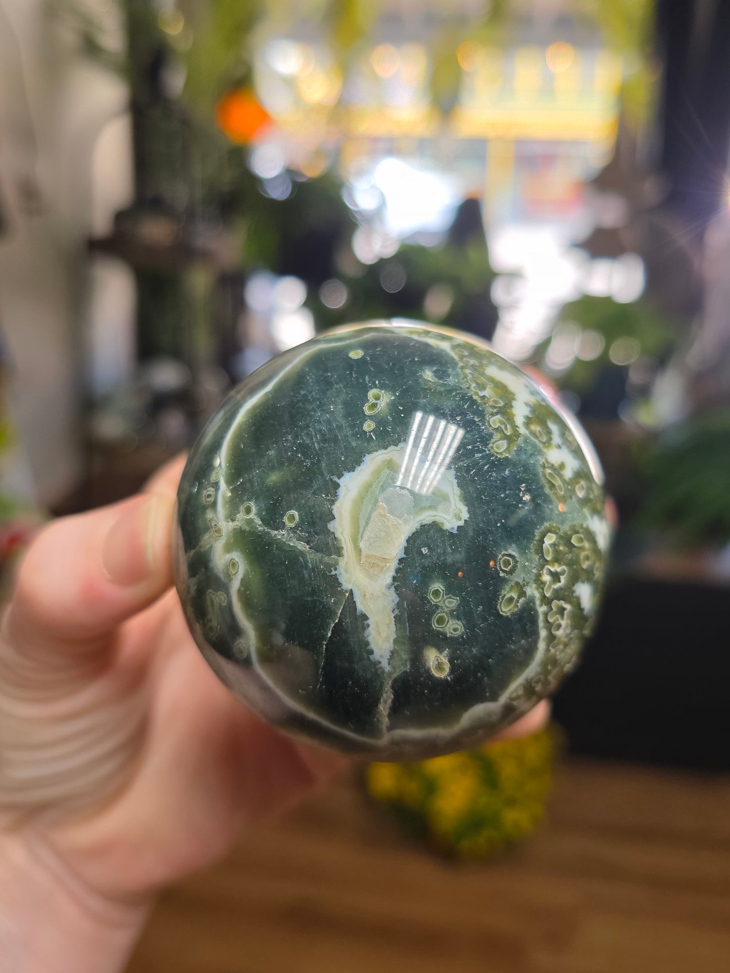 7th Vein Ocean Jasper Sphere