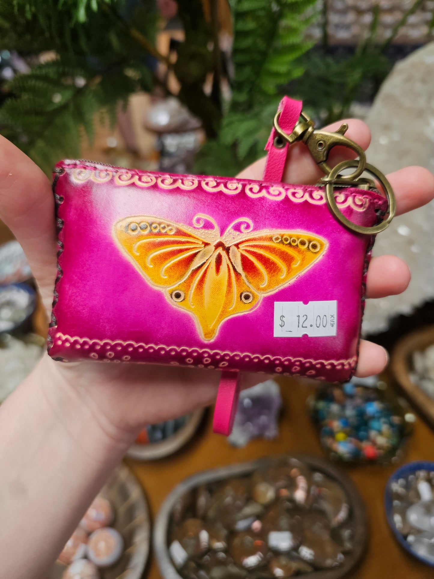 Moth coin purse