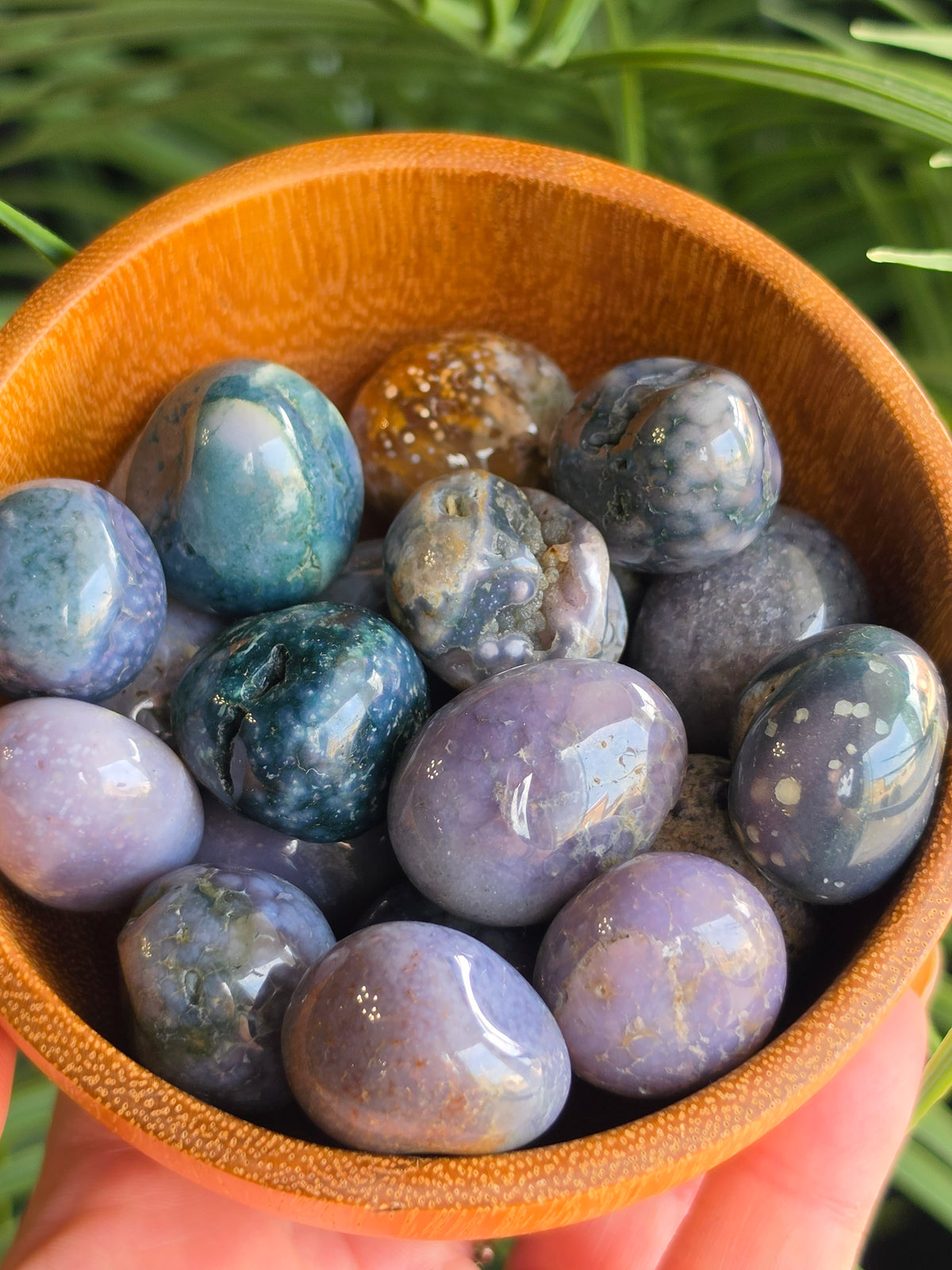 Grape Agate Tumble