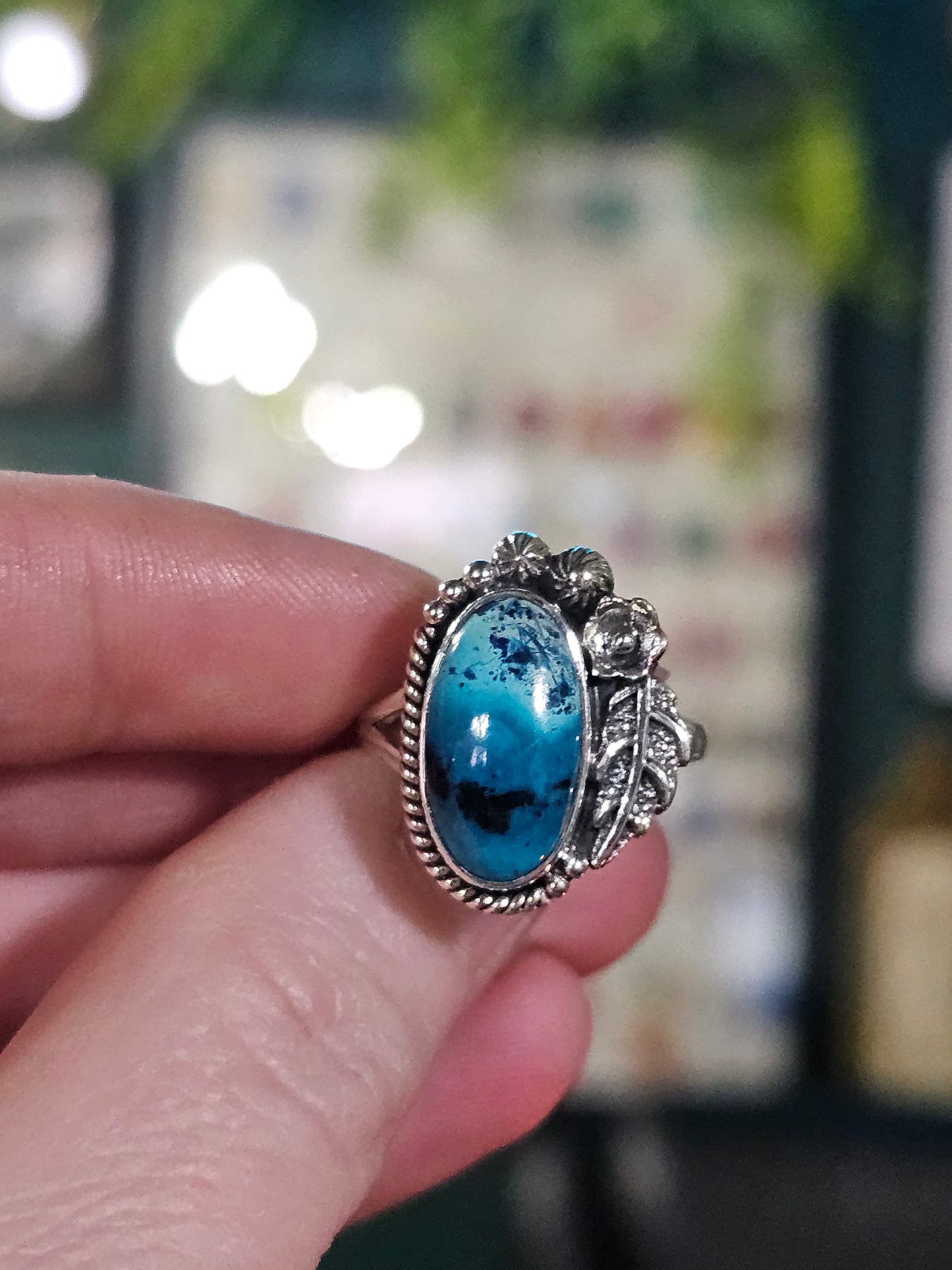 Size 9 Shattuckite Ring