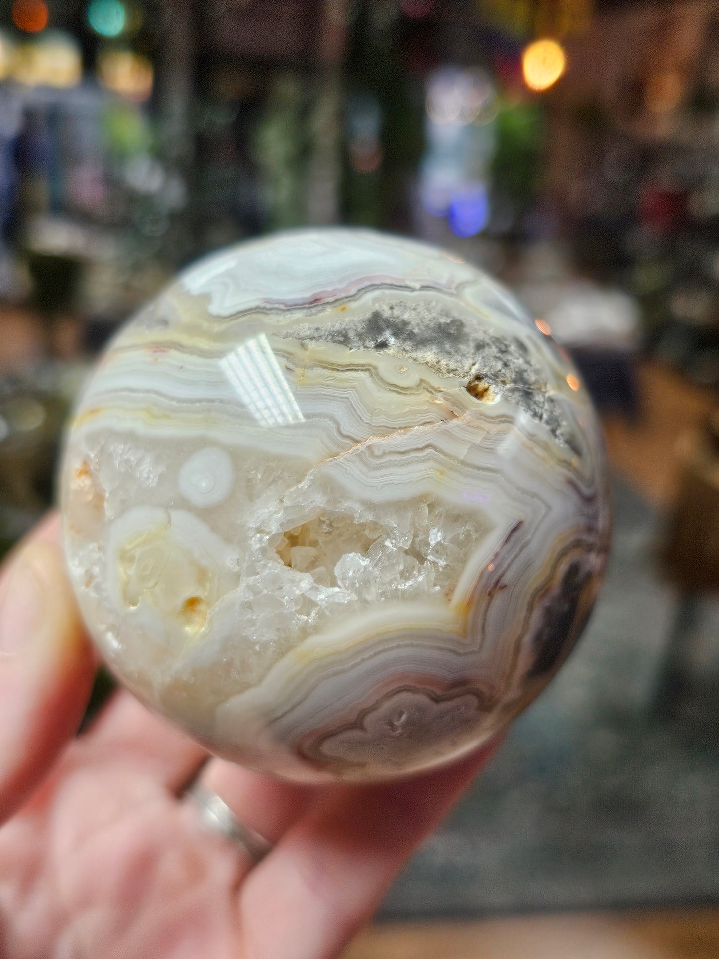 Lace Agate Sphere