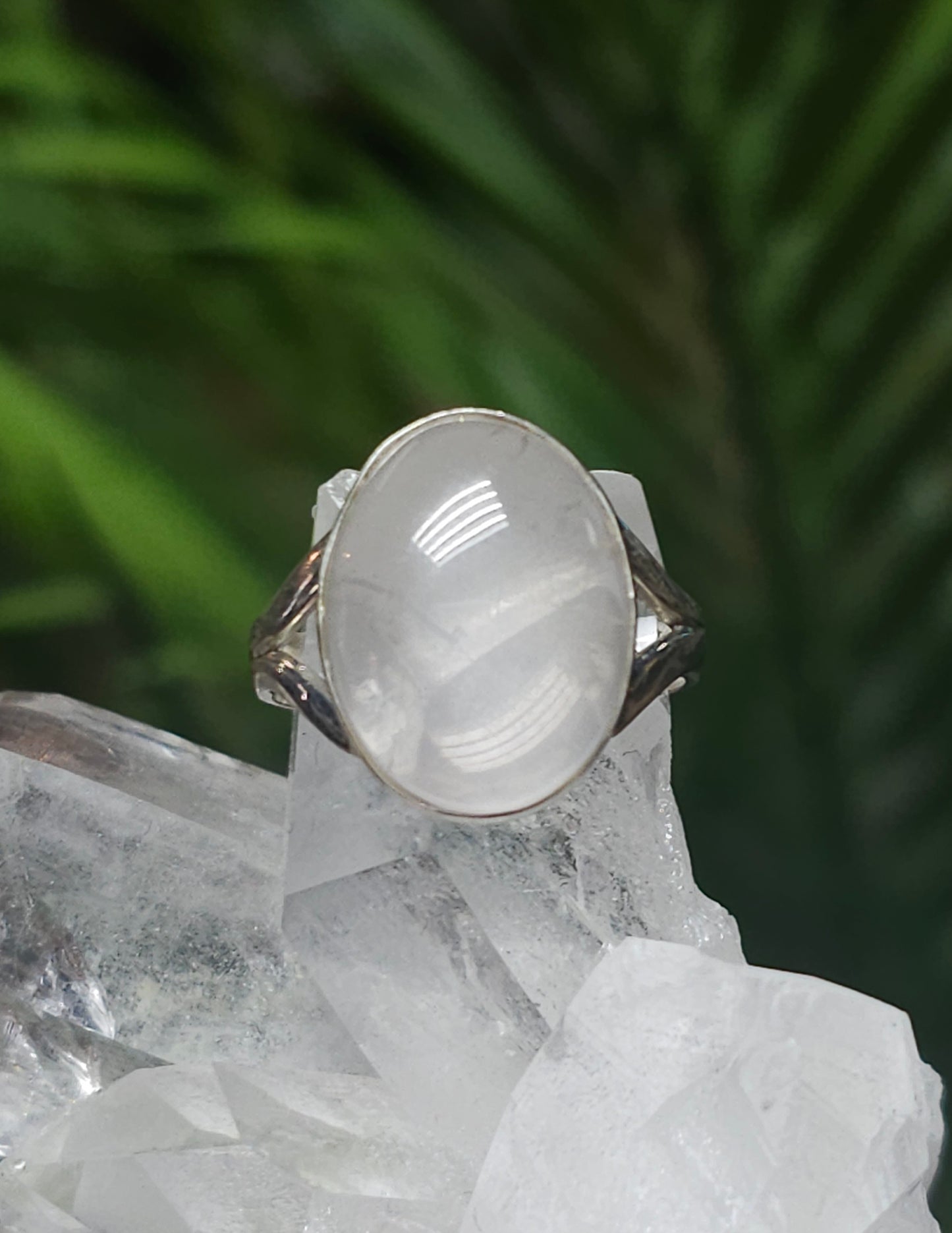 Size 6.5 Star Rose Quartz Ring