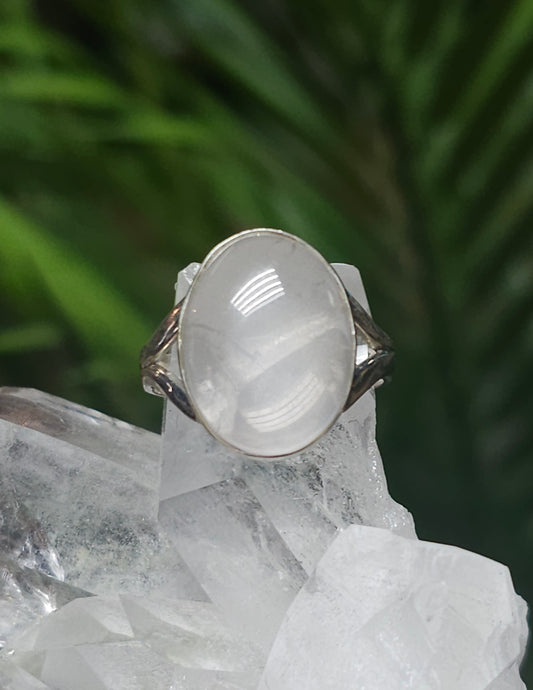 Size 6.5 Star Rose Quartz Ring