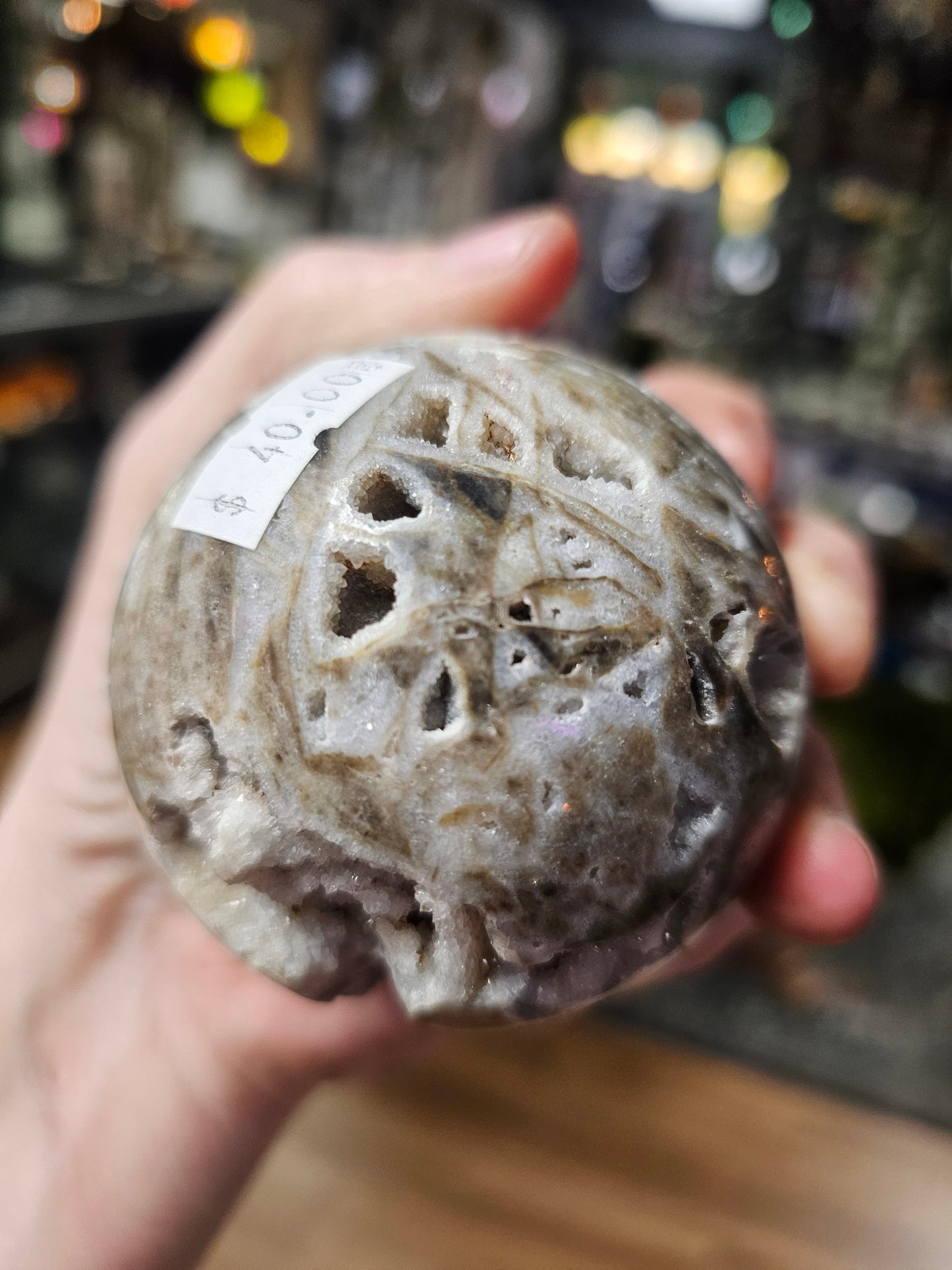 Druzy Quartz Sphere