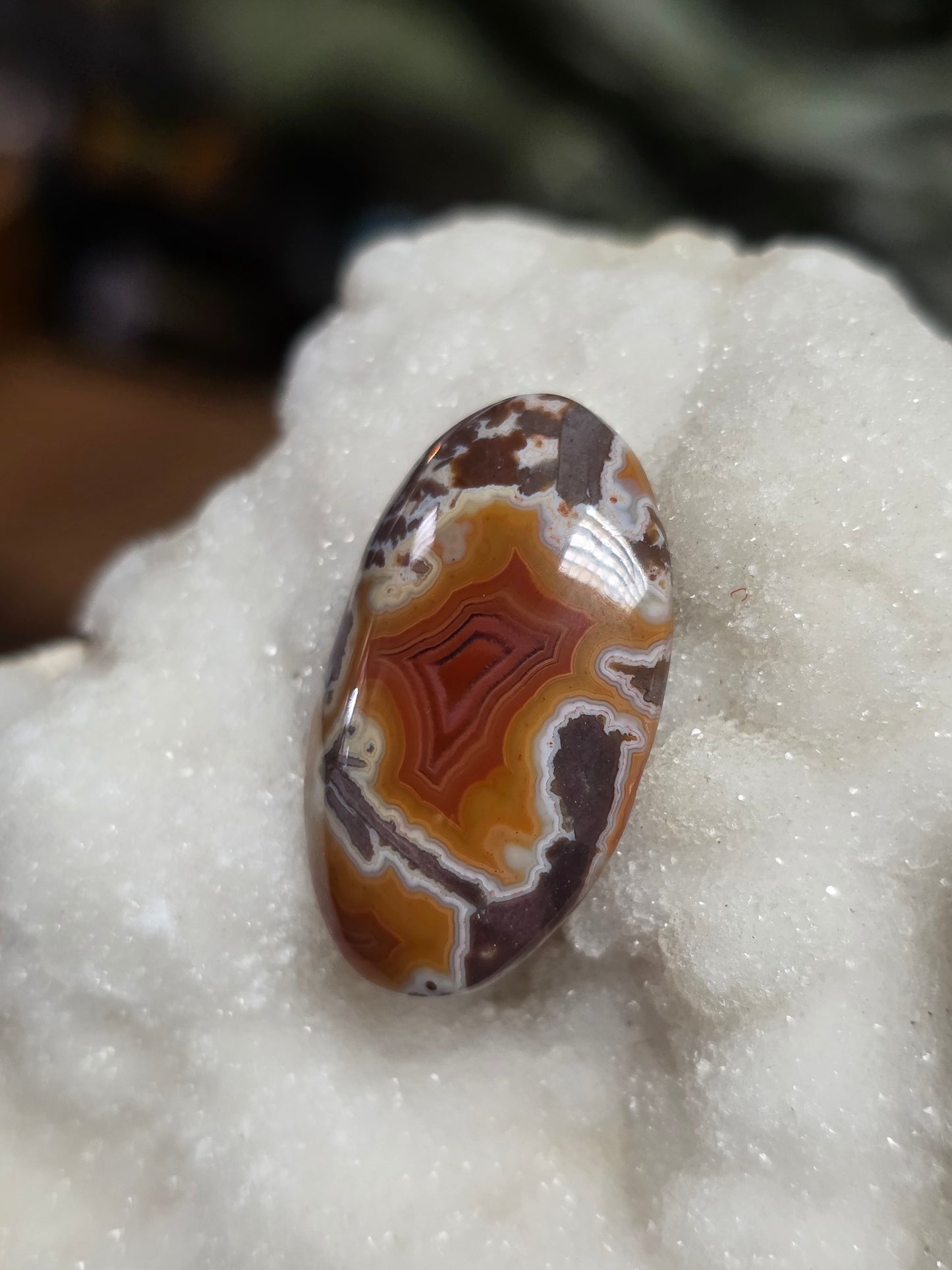 Dryhead Agate Cabochon