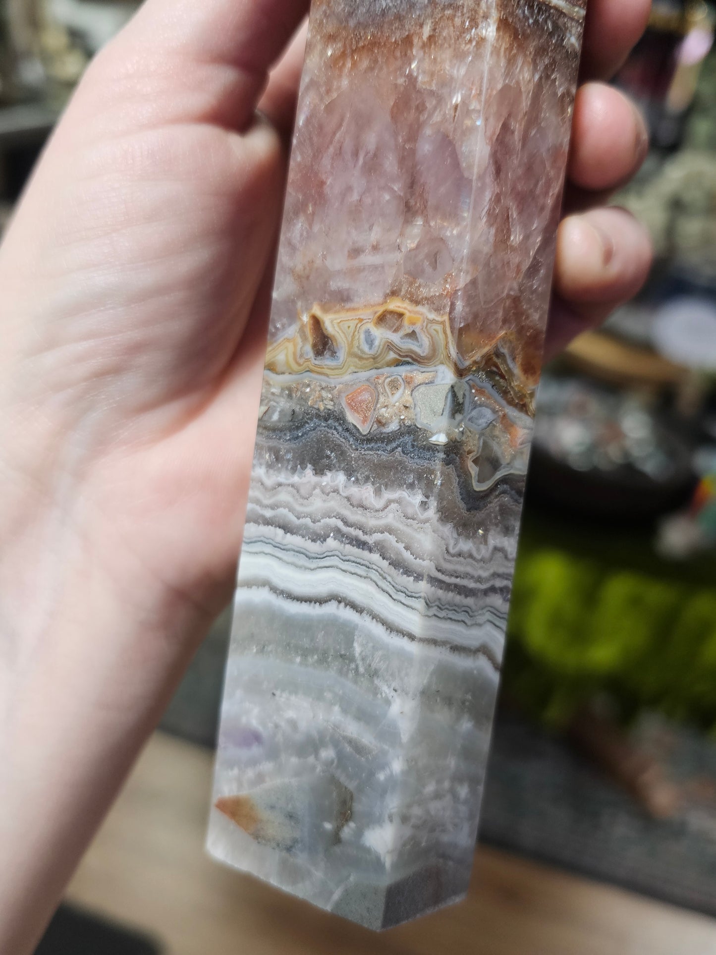 Amethyst Agate tower