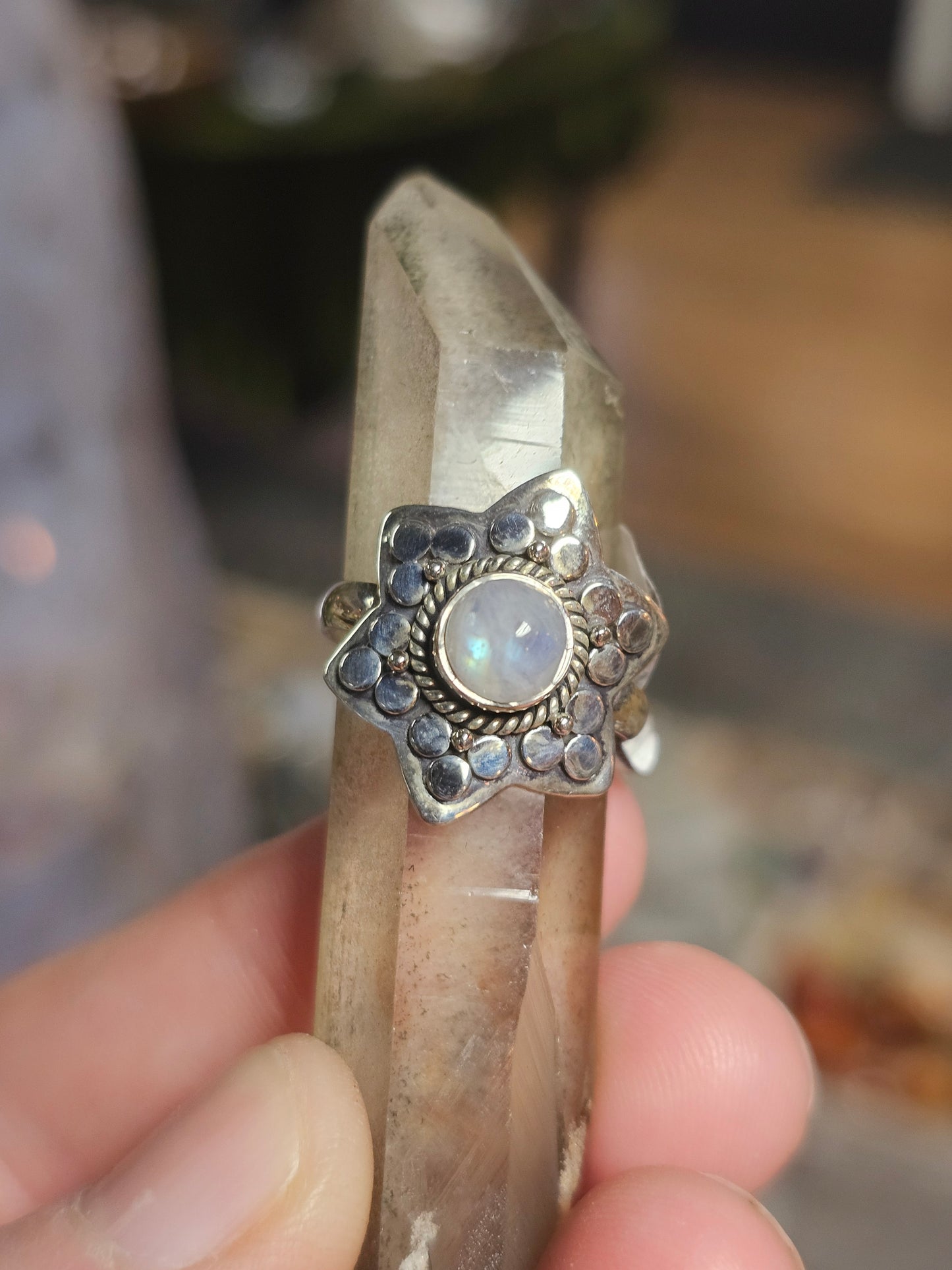 Size 7 Moonstone Ring