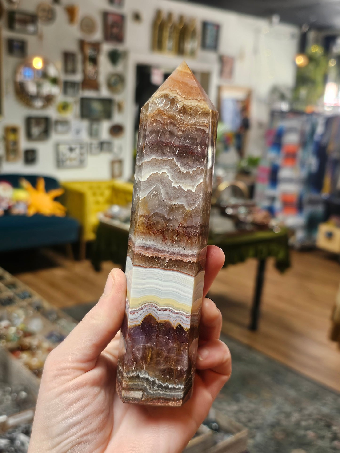 Amethyst Agate Tower