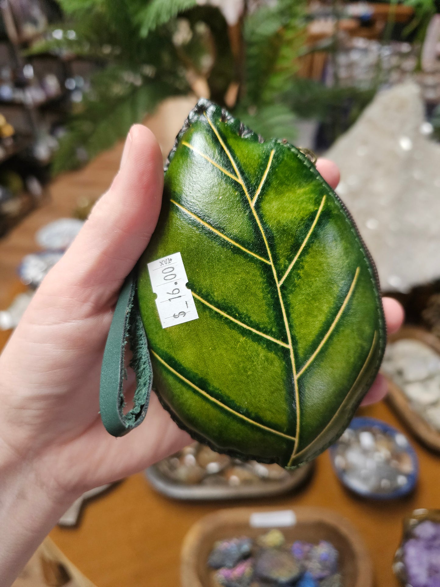 Leaf & Flower Coin Purse