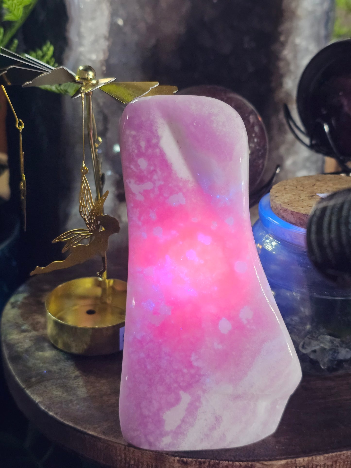 Pink Aragonite Freeform