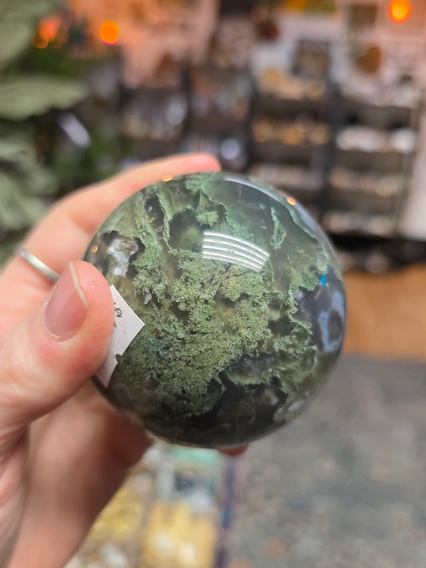 Moss Agate Sphere
