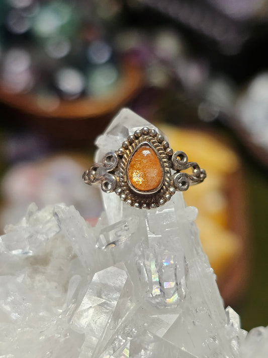 Size 7 Sunstone Ring