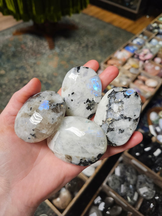 Rainbow Moonstone Palmstone