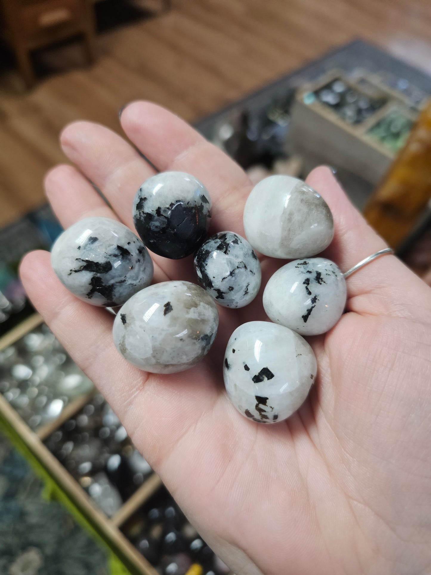 Rainbow Moonstone Tumble