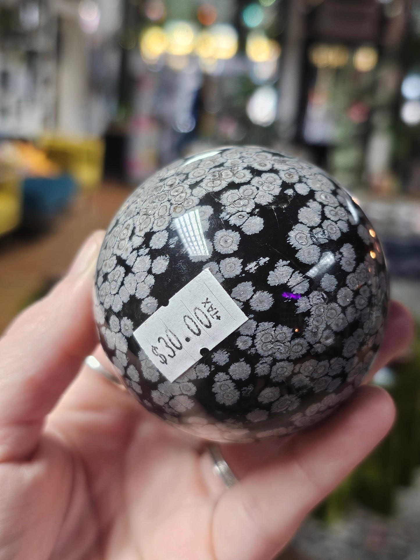 Snowflake Obsidian