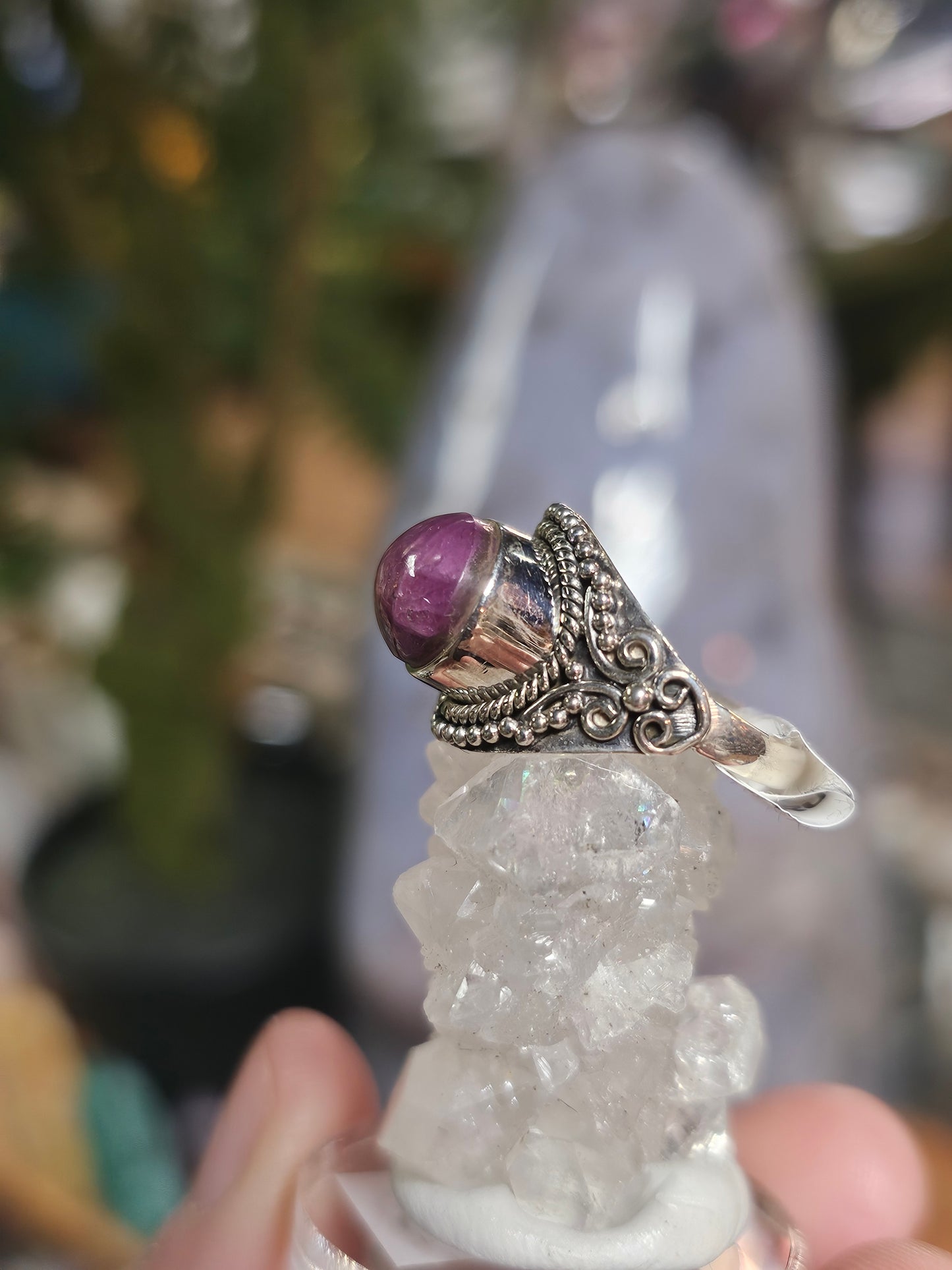 Size 7.5 Ruby Ring