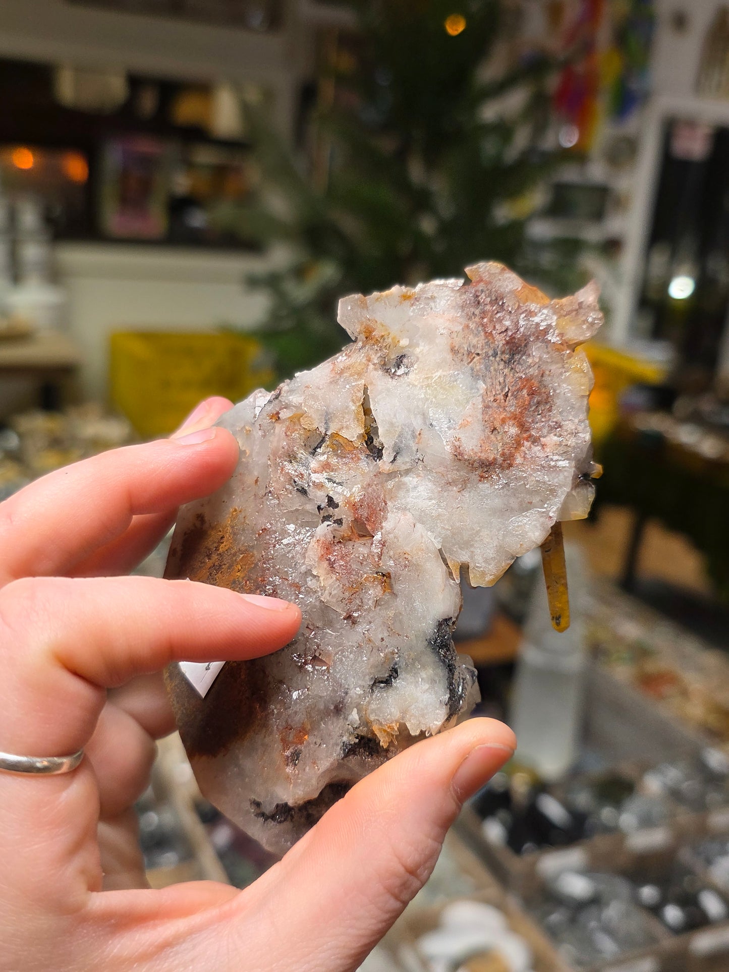 Specular Hematite On Quartz