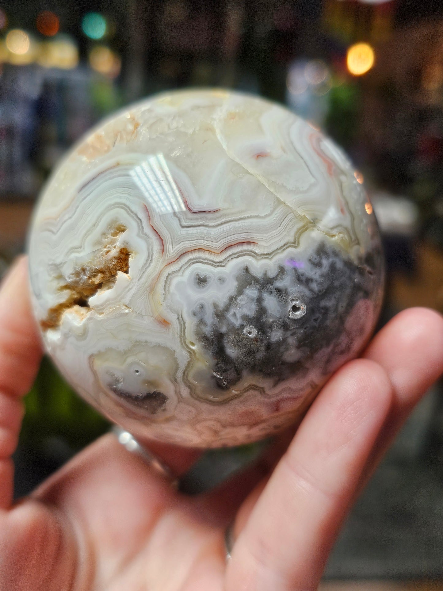 Lace Agate Sphere