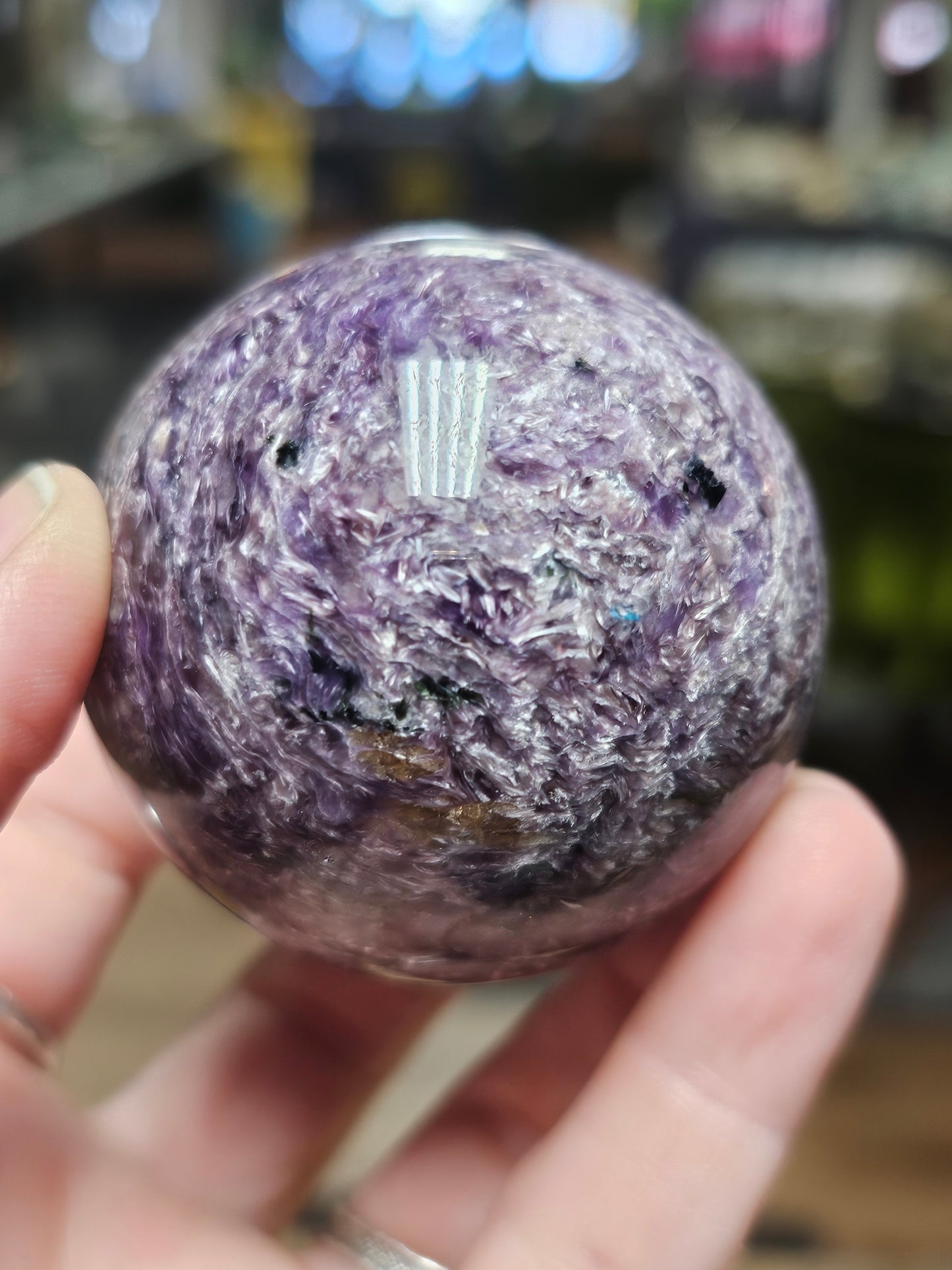 Charoite Sphere