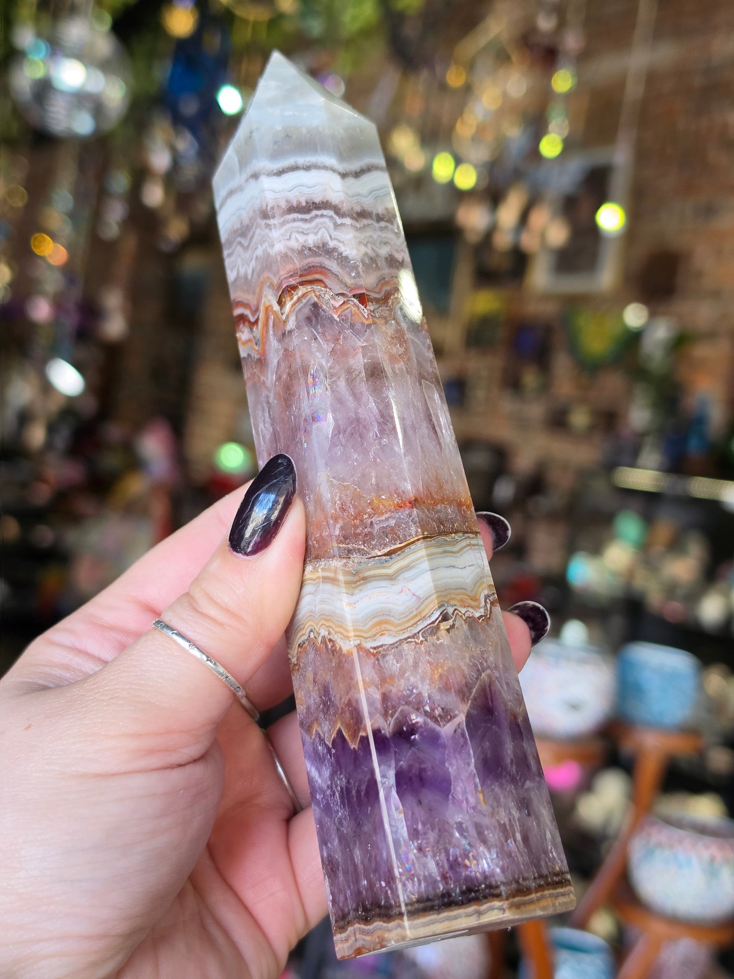 Amethyst Agate Tower