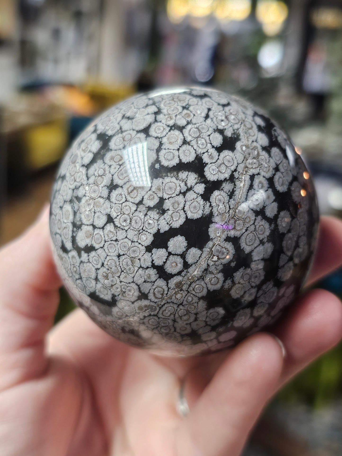 Snowflake Obsidian