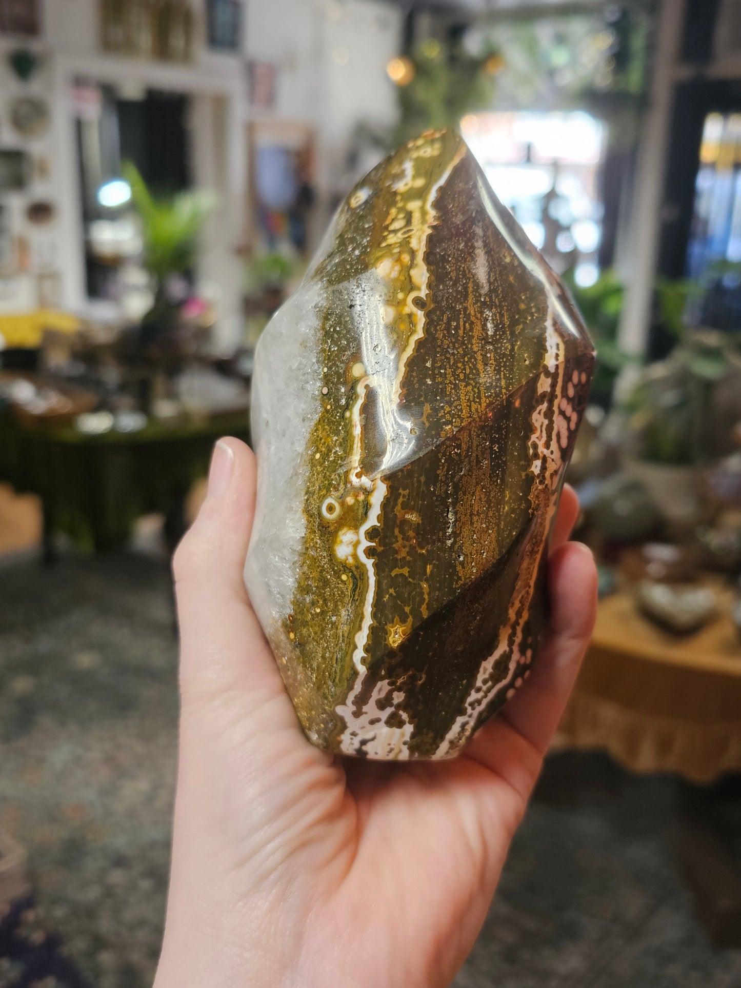 Orbicular Jasper Flame