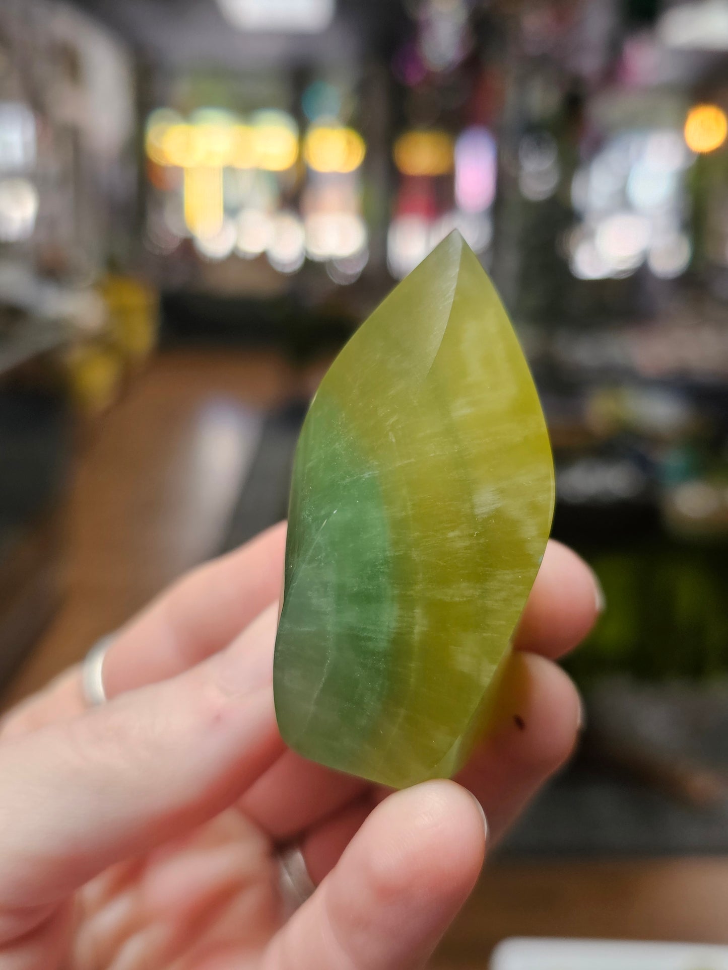 Mini Mango Fluorite Flames