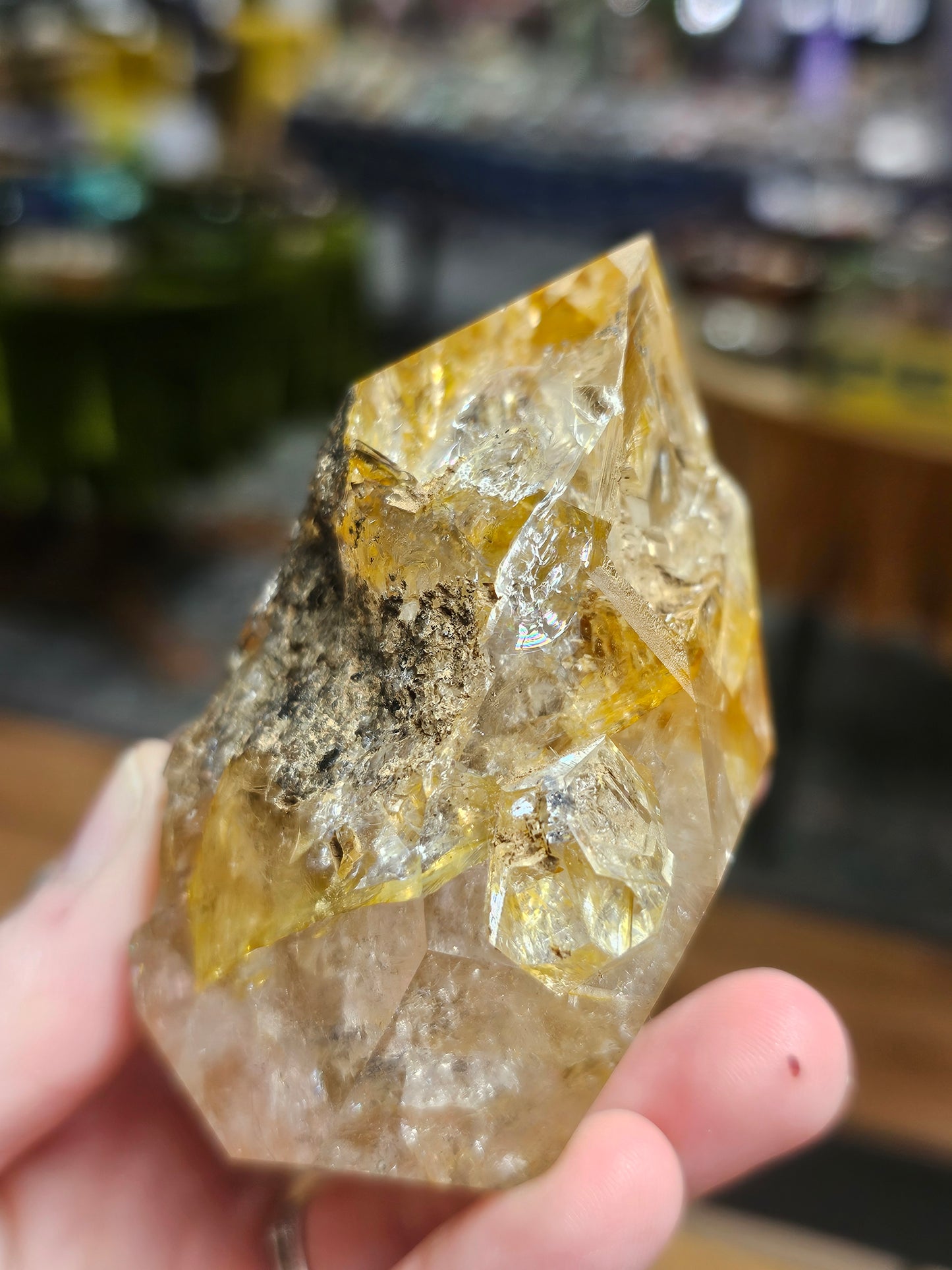 Golden Healer Herkimer Diamond