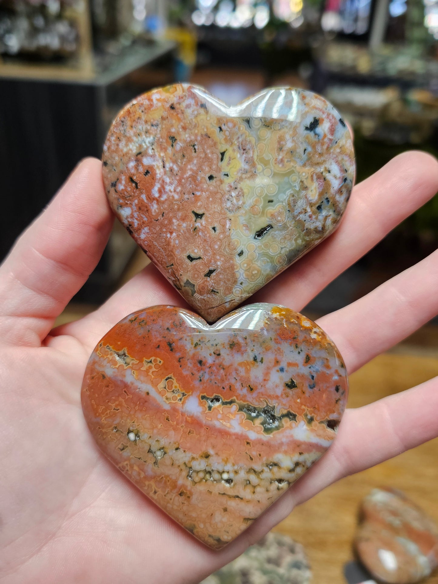 Ocean Jasper Heart