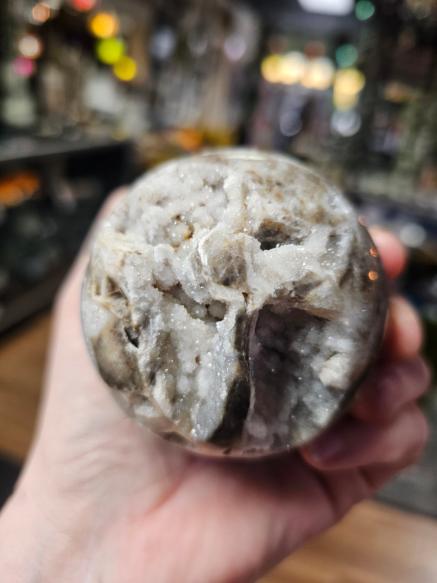 Druzy Quartz Sphere