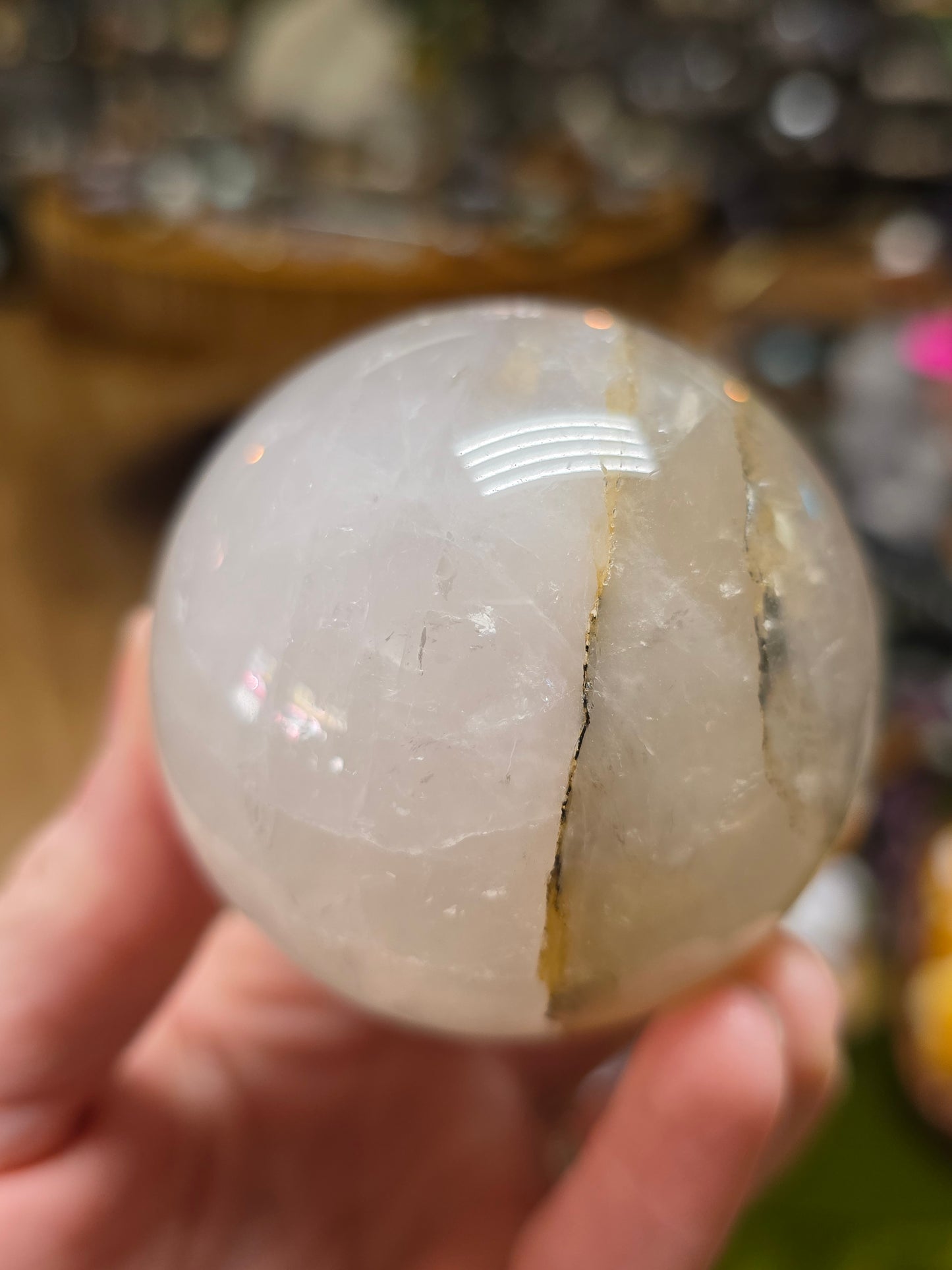 Dendritic Quartz Sphere