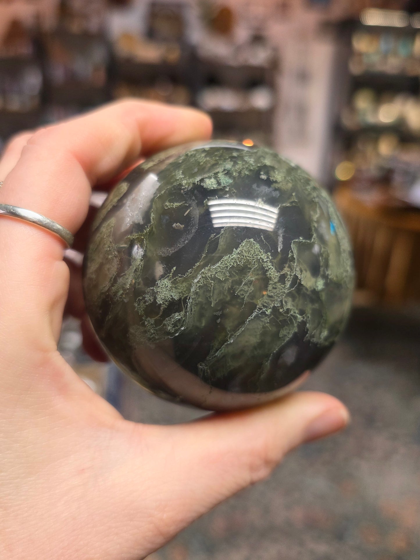 Moss Agate Sphere