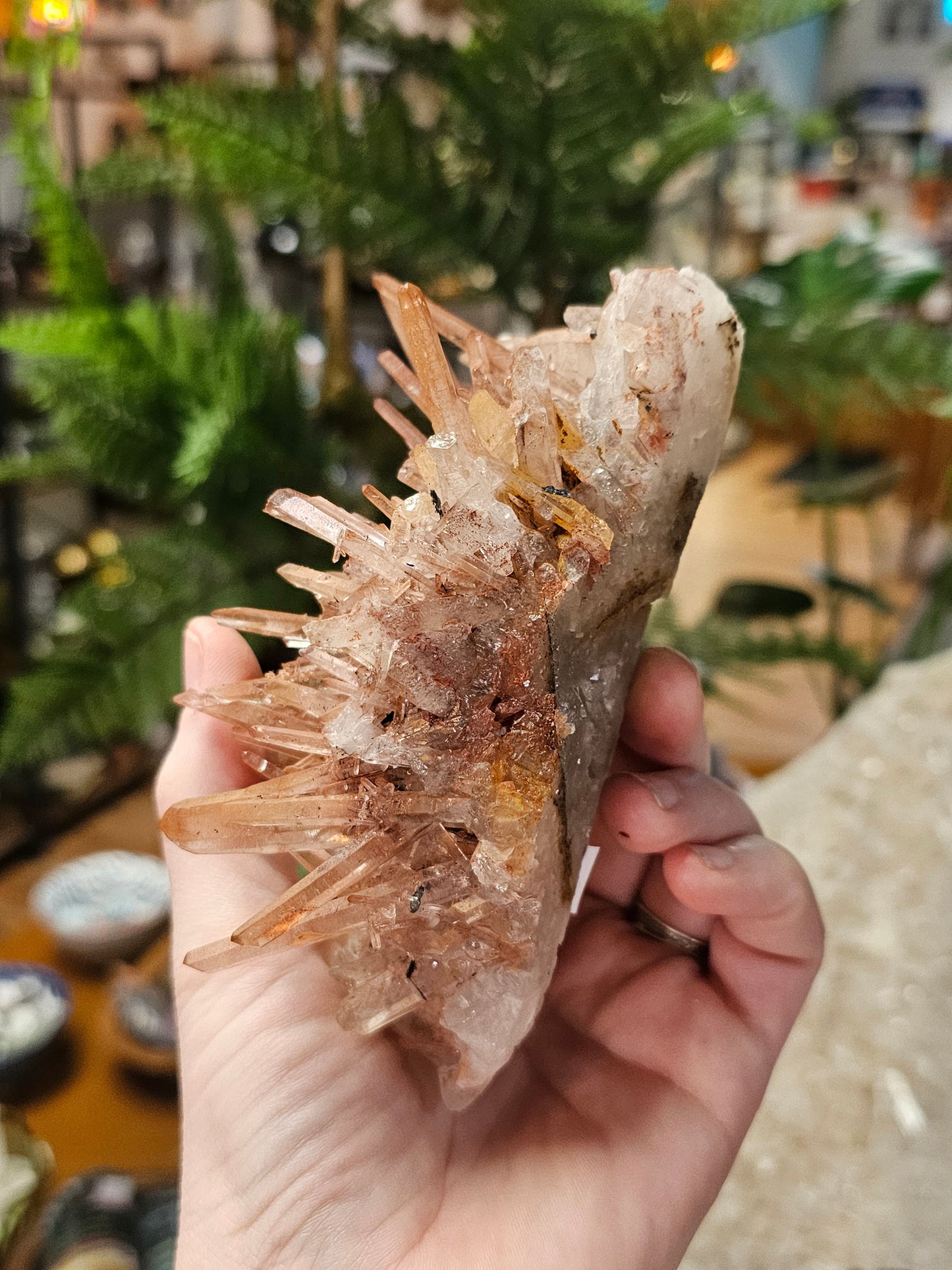 Specular Hematite on Quartz