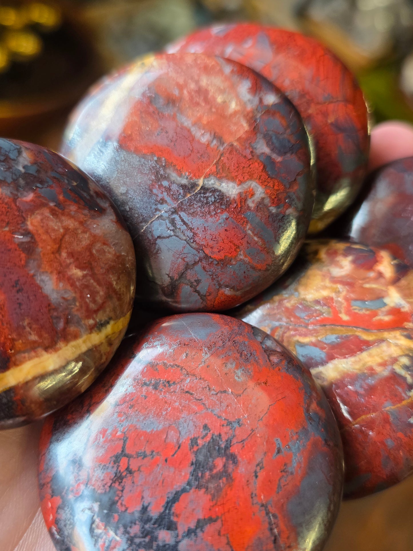 Hematite Jasper Palmstone