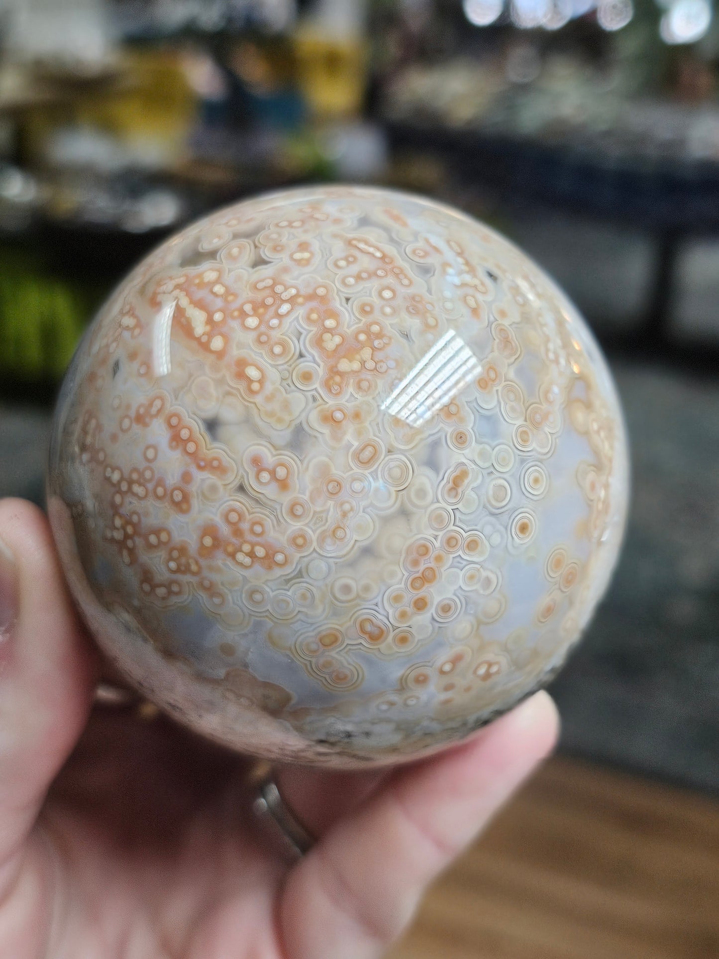 Ocean Jasper Sphere